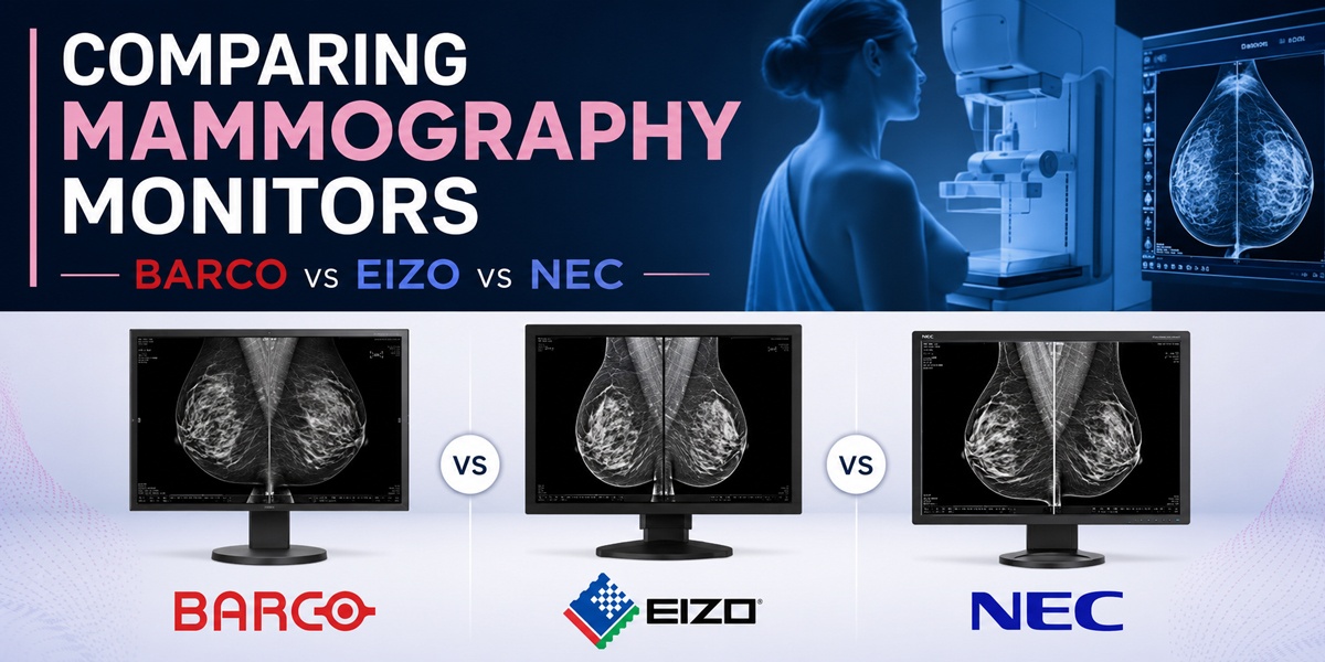 Comparing Mammography Monitors: Barco vs Eizo vs NEC